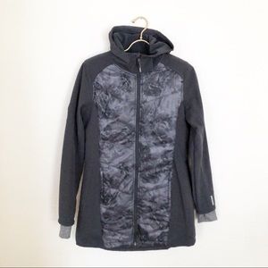 Mondetta Long Black Soft Shell Hooded Jacket